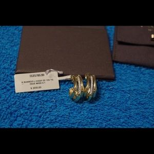 John Hardy 18K J Hoops